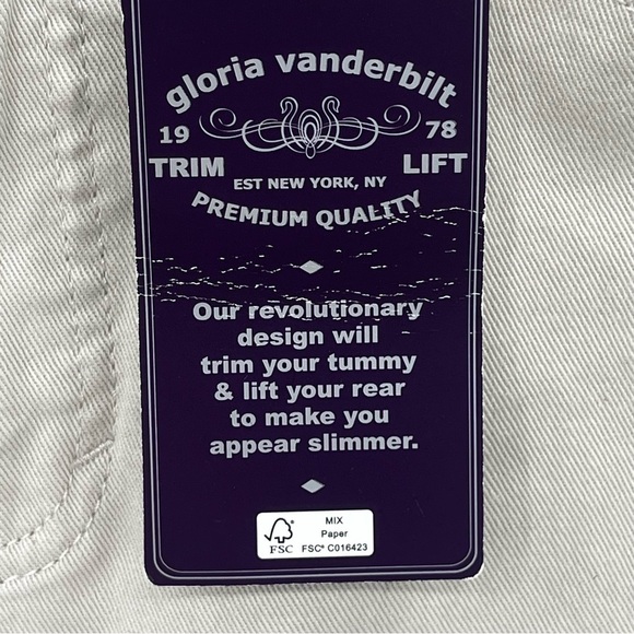 Gloria Vanderbilt NWT 16 Gabby Mid Rise Flare - Picture 12 of 13